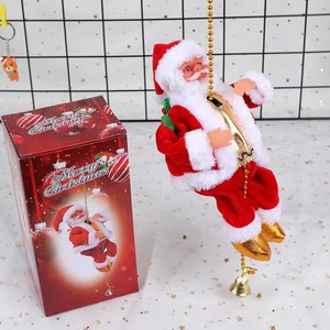 Handmade Santa Claus leo thang với đồ chơi điện leo hạt Đồ chơi điện leo ống khói quà tặng giáng sinh - Product Image 6