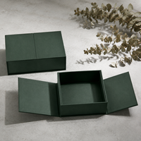 Boîte cadeau rigide de luxe en forme de livre, fermeture magnétique, poignée, écologique, recyclable, carton gris, logo personnalisé, matériaux recyclés
