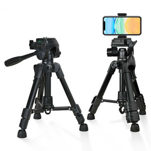 Trépied de <span class=keywords><strong>voyage</strong></span> pour smartphone et appareil photo en aluminium robuste de 63 cm (24,8 pouces) avec télécommande et clip pour <span class=keywords><strong>iPhone</strong></span> Samsung - Product Image 1