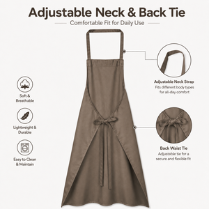 Tablier de barbecue pour hommes, tablier de cuisine amusant pour chef avec serviette pour les mains - Product Image 2