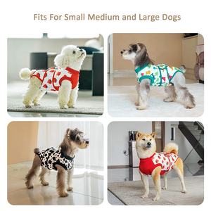 डॉग सर्जरी सूट महिला स्पै पालतू परिधान फैक्टरी कुत्ते के कपड़े आपूर्तिकर्ता ट्रेकोवरी सूट कुत्ते निर्माता - Product Image 3