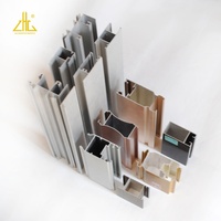 Rack de porte coulissante en aluminium 6063, fenêtre coulissante en aluminium, voie de canal pour le karaoké