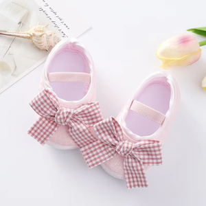 <span class=keywords><strong>Scarpe</strong></span> classiche con fiocco adorabile per bambini con suole morbide versatili stile principessa <span class=keywords><strong>primi</strong></span> camminatori per ragazze <span class=keywords><strong>scarpe</strong></span> carine per neonati - Product Image 5