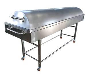 Équipement médical Équipement hospitalier Salle funéraire Approvisionnement Cadavre <span class=keywords><strong>chariot</strong></span> de transport avec couvercle - Product Image 4