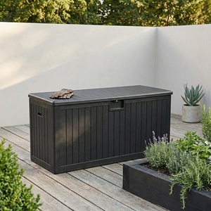 Boîte de rangement en HDPE de 73 gallons - Organisation et stockage pour meubles de patio, coussins d'extérieur, oreillers décoratifs, outils de jardin et jouets de <span class=keywords><strong>piscine</strong></span> - Product Image 3