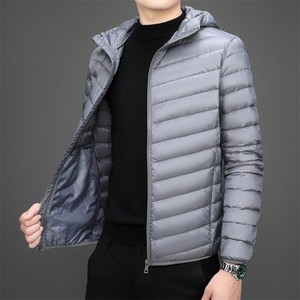 Chaqueta Casual de Plumón de <span class=keywords><strong>Ganso</strong></span> para <span class=keywords><strong>Hombre</strong></span>, Oferta de 2025, Moda Ultraligera, Cuello Alto, Talla Grande, <span class=keywords><strong>Ropa</strong></span> Abrigada - Product Image 6