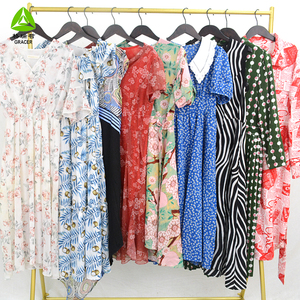 Lady's Summer Africa Style Vestido de algodón usado en pacas de ropa de <span class=keywords><strong>marca</strong></span> 45kg MOQ - Product Image 2