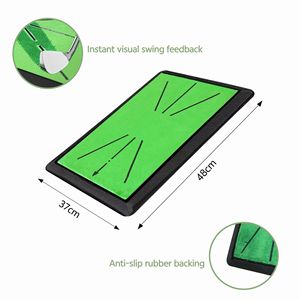 Estera <span class=keywords><strong>de</strong></span> astillado <span class=keywords><strong>de</strong></span> <span class=keywords><strong>golf</strong></span> <span class=keywords><strong>de</strong></span> práctica <span class=keywords><strong>de</strong></span> impacto <span class=keywords><strong>de</strong></span> pista transparente antideslizante <span class=keywords><strong>de</strong></span> alta resistencia con base reemplazable tipo Putting Green - Product Image 2