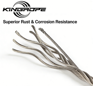 Cable <span class=keywords><strong>de</strong></span> Acero Inoxidable <span class=keywords><strong>de</strong></span> Grado Marino con Resistencia Superior a la Corrosión para Uso en Alta Mar, <span class=keywords><strong>Amarre</strong></span> y Arquitectura - Product Image 1