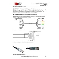 Cable Convertidor Serial USB a RS422 de 1.8m, USB-RS422-WE-1800-BT FT232R