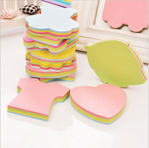 Creative Love Heart Shaped Sticky Notes Cute Portable <b>Memo</b> <b>Pads</b> for Students Office Colorful Self-Stick Note Paper Stationery - Product Image 4