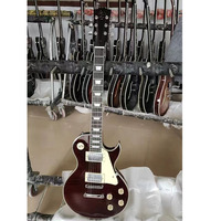 Le pu Dark brown Semi musical instruments Guitar