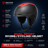 Casque de ski et snowboard double usage certifié CE EN1078 avec lunettes, équipement d'hiver personnalisé pour adultes, idéal pour le ski et le patinage – Ventes Flash