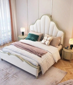 Cabecero de terciopelo de cuero Bett de fábrica, plataforma de almacenamiento de elevación de gas otomana tapizada, <span class=keywords><strong>cama</strong></span> para dormir y <span class=keywords><strong>cama</strong></span> con marco de madera maciza - Product Image 4