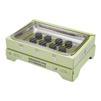Jetable Moderne Simple 1 Brûleur BBQ Grill Rack Pique-Nique Poêle Extérieur Portable Ménage Petit Fruit Charbon De Bois Sans Fumée Barbecue