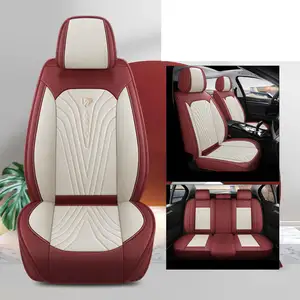 Ensemble complet Universal PVC coiffe de siège de voiture en cuir - Chine  Coiffe de siège de voiture, accessoires de voiture