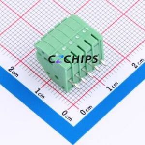 1989777 Spring Terminal Block Through hole Component (THT),P=2.5mm Connector 2.5mm Green Through Hole 5P - Product Image 2