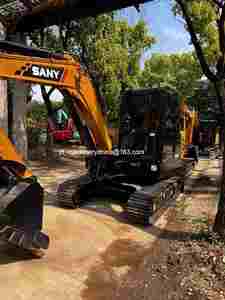 Excavatrice sur chenilles SY60 à prix avantageux avec moteur, faible nombre d'heures de fonctionnement, parfait état de marche - Product Image 2