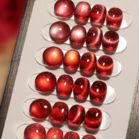 GOVANDI 6 Couleurs Rouge-Magic Cat Eye Gel Polish Collection Wholesale Christmas New Year Party Cat Eye UV Gel Polish Set
