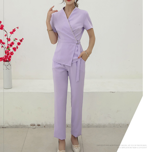 <span class=keywords><strong>Esthéticienne</strong></span> vêtements pédicure bain de pieds technicien vêtements costume hôtel salon de beauté travail vêtements technicien salopette - Product Image 3