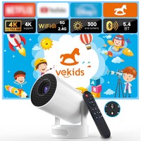 Proyector Topleo Mini Portátil Inteligente Led Proyector Hy300 Vejids Proyectores para Niños Pantalla Táctil Proyectores 4k
