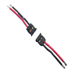 molex电池连接器1.2间距2-10针单铜线束电缆