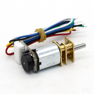 Motor Encoder Gear Box <span class=keywords><strong>DC</strong></span> Mini JGA12-N20 Magnet Permanen Kecepatan 200rpm Rendah Kebisingan Bersertifikasi ROHS Untuk Penggunaan Rumah Pintar & Peralatan Rumah Tangga - Product Image 4