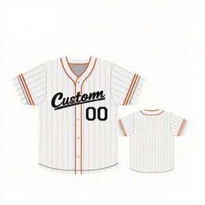 Maillot de baseball personnalisé pour adulte, respirant, grande taille, impression personnalisée par sublimation, vente en gros - Product Image 3