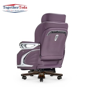Fauteuil de capitaine électrique de luxe haut de gamme avec massage chauffant à gravité zéro et fauteuil de bureau de style siège de patron pour salon - Product Image 3