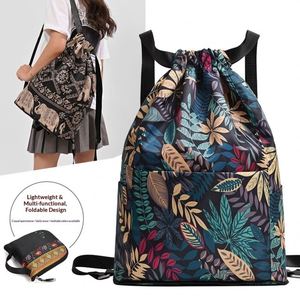 Custom Printing Heavy Duty Men Lightweight Sport Gym <b>Bag</b> <b>String</b> <b>Bag</b> Folding Drawstring Backpack With Logo - Product Image 2