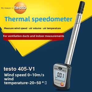 Testo 410-1/<strong>2</strong> Wireless <strong>Anemometer</strong> Speed and Temperature Detector with LCD Display 405-V/405I Measuring Instruments - Product Image 4