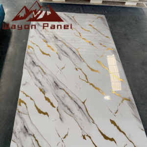 Paneles de Pared Interiores Impermeables con Diseño de Mármol de Alta Calidad de Wayon para Decoración de Sala de Estar y Gimnasio - Product Image 1