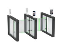 Barrière pivotante entièrement automatique à succès – Portillon de sécurité rapide avec lecteur RFID pour gymnases, moteur sans balais, IP65