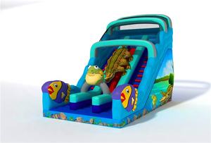 Maison gonflable à thème animal de la rivière Crocodile de la vallée du mile avec toboggan pour enfants - Product Image 6