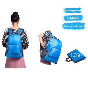 China Wholesale Custom Outdoor Light Weight Promotional Camping Travel Bag Foldable <b>Backpack</b> - Product Image 2