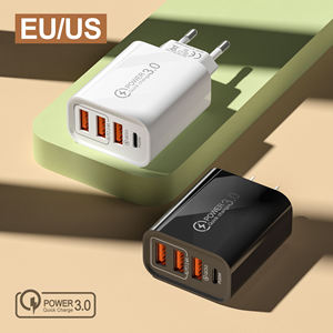 20W PD sạc du lịch chúng tôi EU Cắm 3 USB + Type-C nhanh tường sạc 4 trong 1 điện thoại di động Power Adapter - Product Image 2