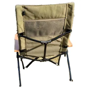 Zware Draagbare Oversized Klapstoelen Campingstoel Voor Buiten Met Magazijn