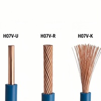 Câblage électrique en cuivre isolé en PVC torsadé de 1,5 mm, 2,5 mm, 4 mm, 6 mm pour la construction de maisons