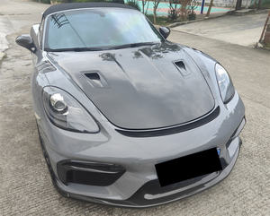 Kit carrozzeria paraurti anteriore in fibra di carbonio stile RS per 17-19 per <span class=keywords><strong>Porsche</strong></span> Cayman Boxster <span class=keywords><strong>718</strong></span> paraurti <span class=keywords><strong>auto</strong></span> aggiornati - Product Image 6