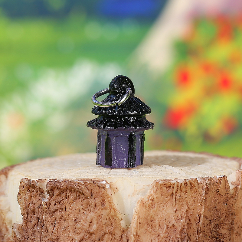 Linterna morada que brilla en la oscuridad
