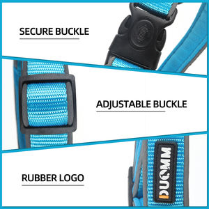 Venta al por mayor de collar de perro de nailon ajustable con logotipo personalizado con tira reflectante - Product Image 5