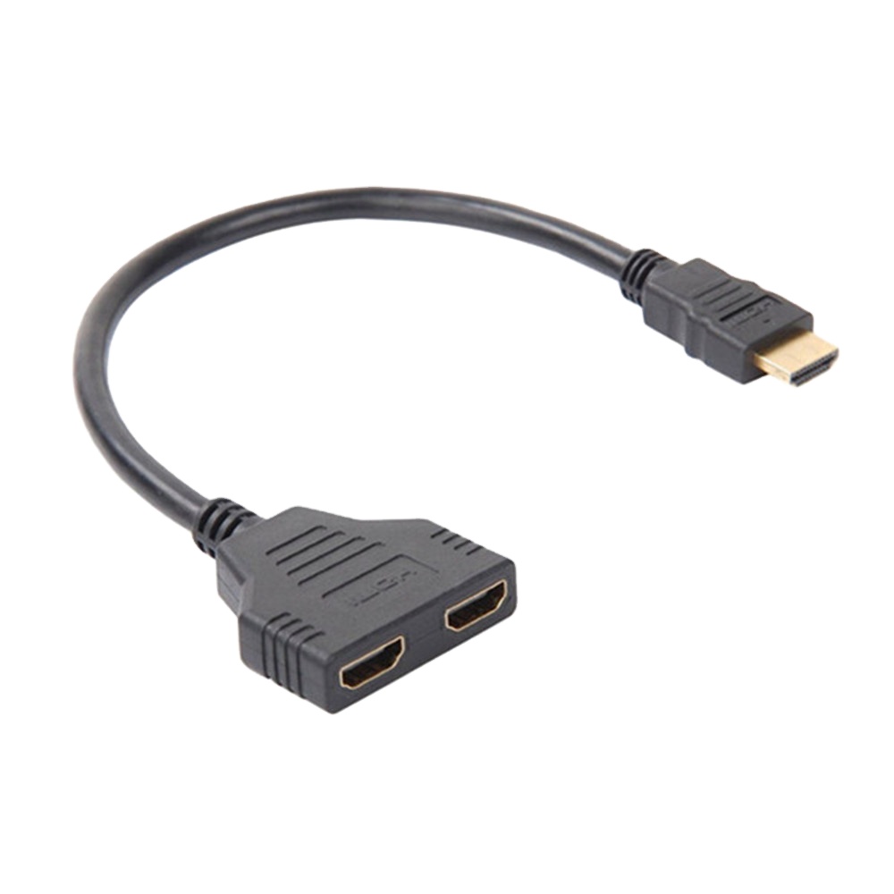 Разветвитель 1x2 HDMI-кабель 1 вход 2 выхода 1080P HDMI разветвитель штекер на 2 гнезда 1 в 2 выхода HDMI разветвитель Кабель шнур
