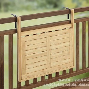 Table pliante transfrontalière, table pliante murale en bois, table basse pliante en bois, rectangulaire à fixation murale - Product Image 3
