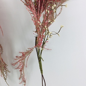 بيع بالجملة Pampas اصطناعية أرجواني أبيض وردي أصفر أخضر أحمر رخيصة حفل زفاف شنقا قطرة - Product Image 2