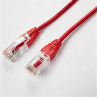 Cable LAN UTP Cat7 Cat8 de Grado Comercial con Aislamiento Reforzado para Conexiones Ininterrumpidas en Switches de Red de Oficina
