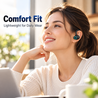 Écouteurs sportifs sans fil S10 BT 5.3 intra-auriculaires avec micro, réduction de bruit ENC, affichage numérique, étanchéité IPX-7, casque mains libres