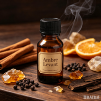 Huile de parfum concentrée de créateur Ambre Levant, vente directe d'usine en gros, 10 ml, échantillons gratuits