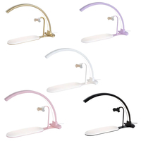 Lampe à ongles LED polyvalente 36W en métal en forme de croissant avec repose-main pour manucure et salon de beauté - Nouveauté 2026 - Vente en gros