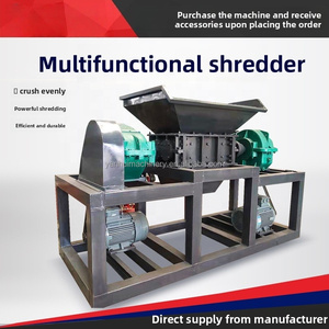 Broyeur industriel pour seaux en fer et en peinture, pneus et déchets plastiques, broyeur d'appareils électroménagers avec <span class=keywords><strong>moteur</strong></span> 55KW, fabriqué en Chine - Product Image 3