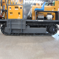 Foreuse pneumatique sur chenilles MKDQZ-300A pour puits d'eau, machine de forage DTH robuste et anti-poussière pour les conditions de forage en milieu désertique